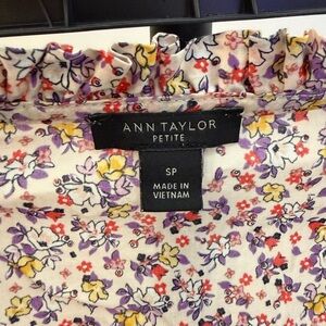 Ann Taylor Multicolor Floral Top